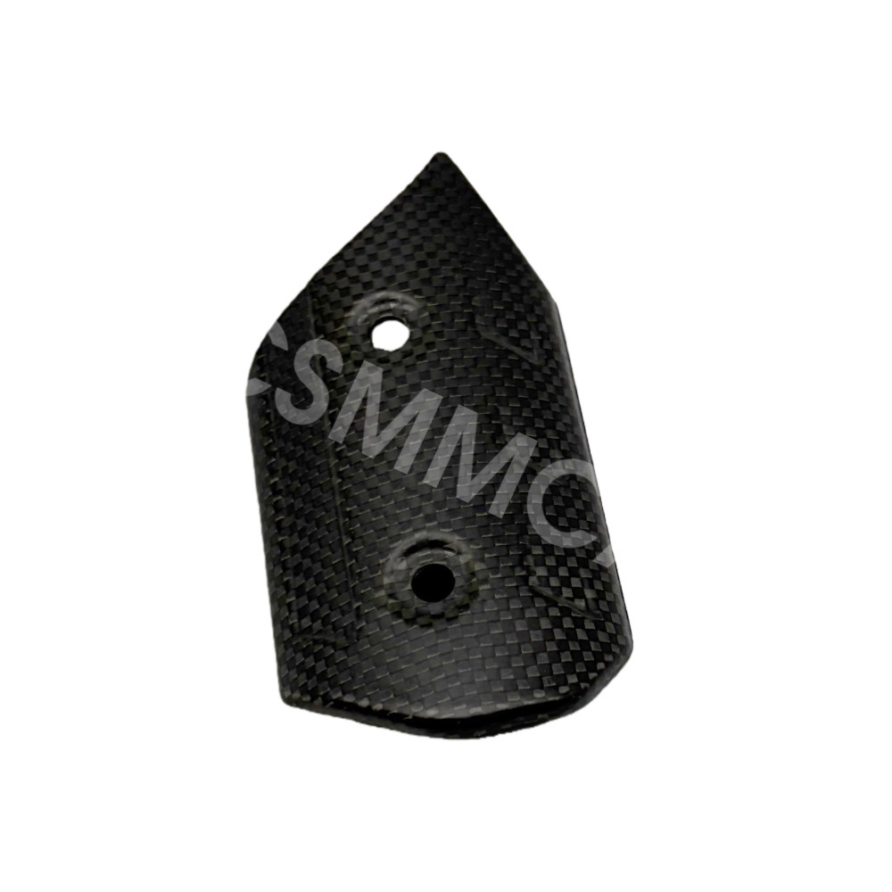Motorcycle Exhaust Link Pipe Heat Shield Protector Real Carbon Fiber Cover Guard