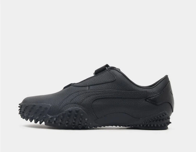 PUMA Mostro Leather Trainer Shoes in Black