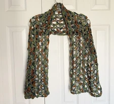 Women Scarf Multicolor scarf Boho Colorful