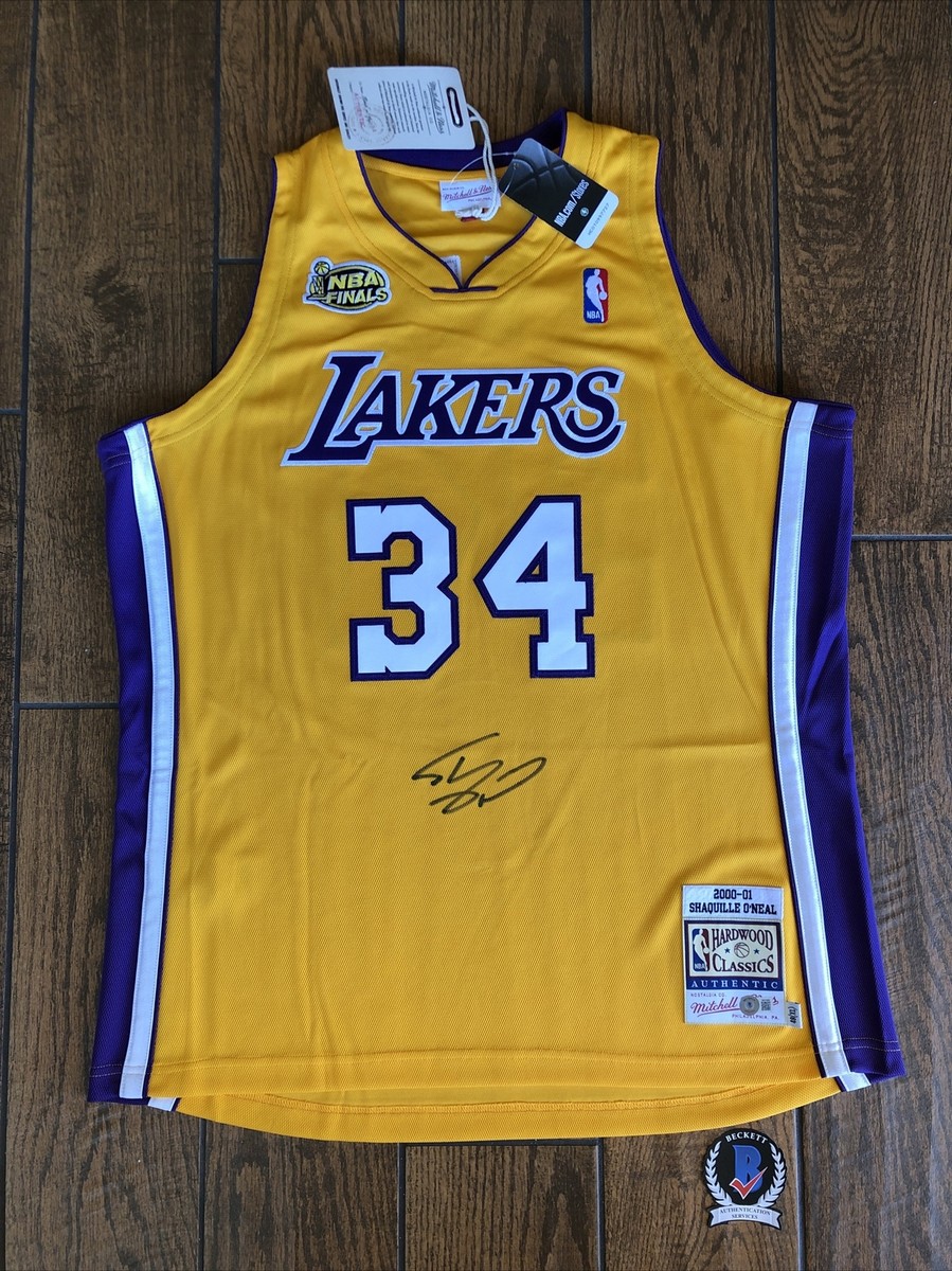 Shaquille O'Neal Signed Mitchell Ness 2000-01 Authentic Jersey
