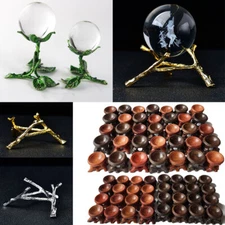 Crystal Ball Display Stand Holder Base Sphere Rack Stand Desktop Room Ornaments