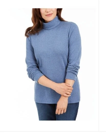 Karen scott shop cotton turtlenecks