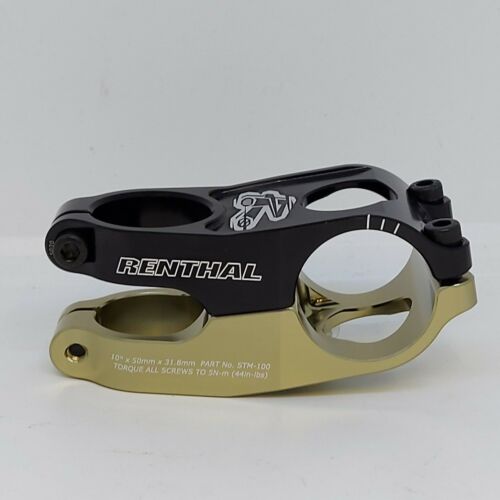 Renthal DUO Stem 31.8mm Handlebar Clamp MTB Mountain Bike Enduro DH AM Bars - Picture 20 of 26