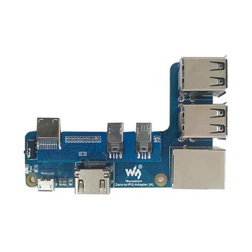 For Raspberry Pi Zero 2W Expansion Board Multi-USB Interface Ethernet Converter