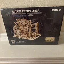 ROKR Marble Explorer Marble Run LG503 Laser Cut 3D Wooden Puzzle 260 Pieces NIB