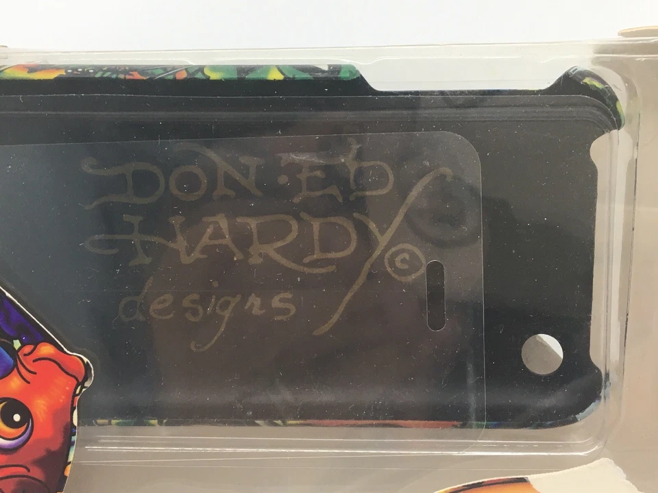 Placa frontal de tatuaje Ed Hardy Tiger con protector de pantalla iPhone 3G y 3GS Lote de 2 Foto 4 de 4