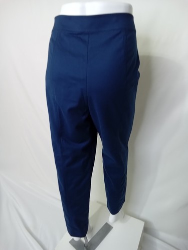 NUOVO PANTALONE ABITO ST. JOHN BLU TAGLIA 16 (MARINE) - Foto 15 di 18