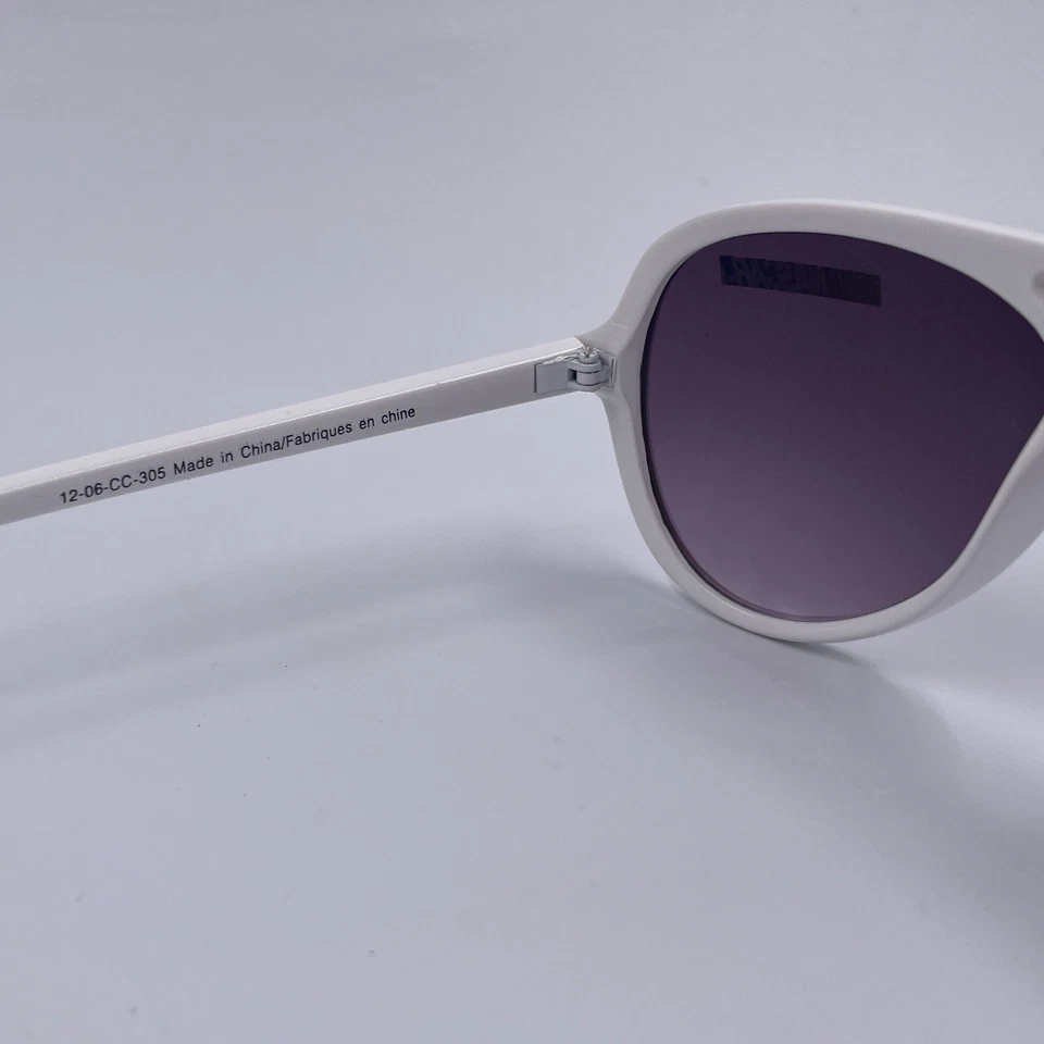 Gafas de sol NASCAR blancas de plástico unisex recuerdo estadio regalo Foto 3 de 4