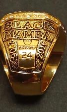 Black Mamba Kobe Lakers Souvenir Ring Size 11