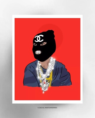 Westside Gunn No. 9 FLYGOD CEP Print signed and numbered. Brand New! RARE!