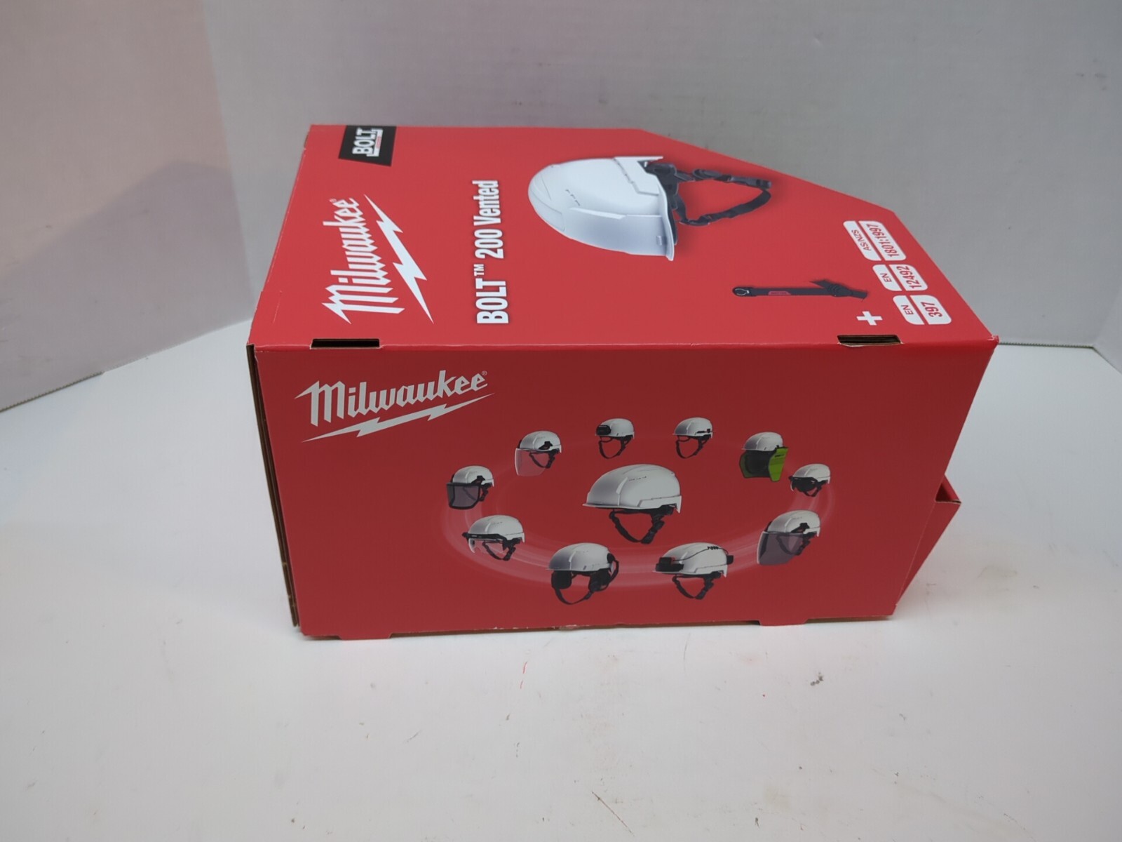 Milwaukee 48-73-1602 Yellow Vented Helmet Bolt 200 NEW