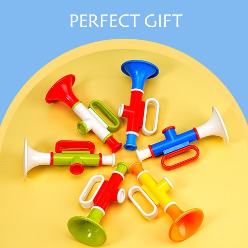 Children's Plastic Trumpet Toy Noisemaker Trumpet Kids Music Toy Random Color - Picture 7 of 12