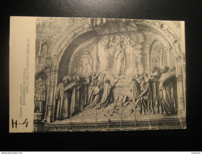 SAN IGNACIO DE LOYOLA Guipuzcoa Capilla De La Purisima Retablo Postcard SPAIN