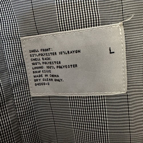 42R J Ferrar Slim Fit 3 Pc Gray Suit Coat Jacket Vest pants 42L 38x32 Dbl Vented - Picture 6 of 10
