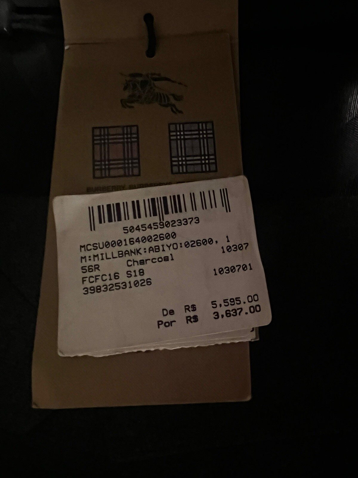 Burberry Suit Jacket Brand New (Tag On)