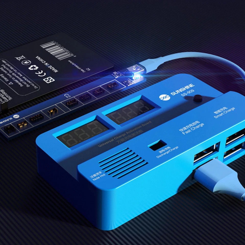 Placa de activación de batería universal SS-909 placa de carga de batería probador teléfono Foto 4 de 4