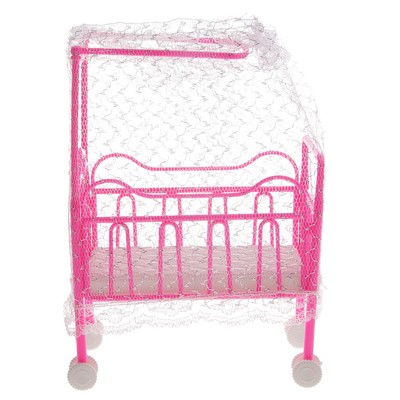 plastic doll crib