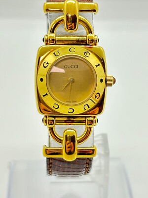 Exc+5] Gucci Horsebit 6300L Women's Quartz Watch Used Working