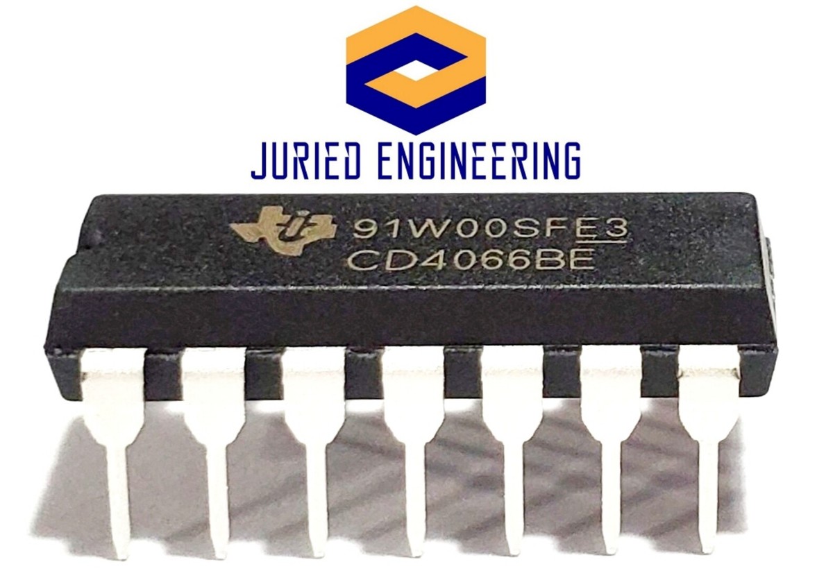 Lot De 10 Circuits Intégrés CD4066BE Texas Instruments - DIP-14 - Neufs