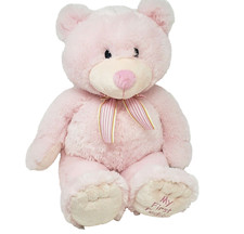 18" RUSS BERRIE PINK BABY MY FIRST 1ST TEDDY BEAR STUFFED ANIMAL PLUSH TOY SOFT