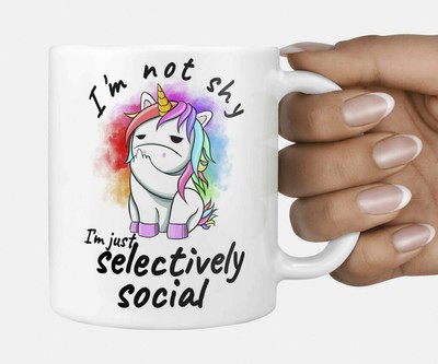 Coffee Tea Mug Funny Rude Crude Unicorn Humour Office Couple Friendship Ebay
