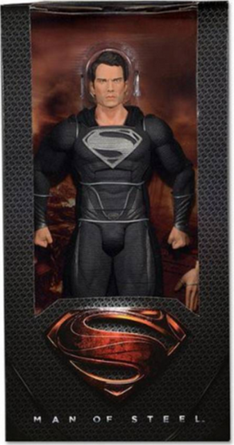 superman black suit action figure