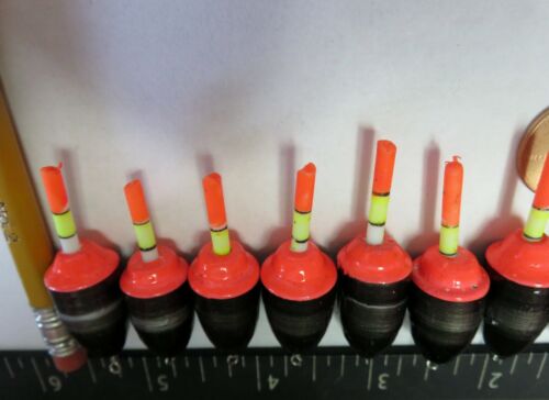10 NEUE HOLZ SLIP SCHWIMMER / BOBBER PANFISH EISANGELN KEIN EINFRIEREN ONLINE B14 - Bild 3 von 7
