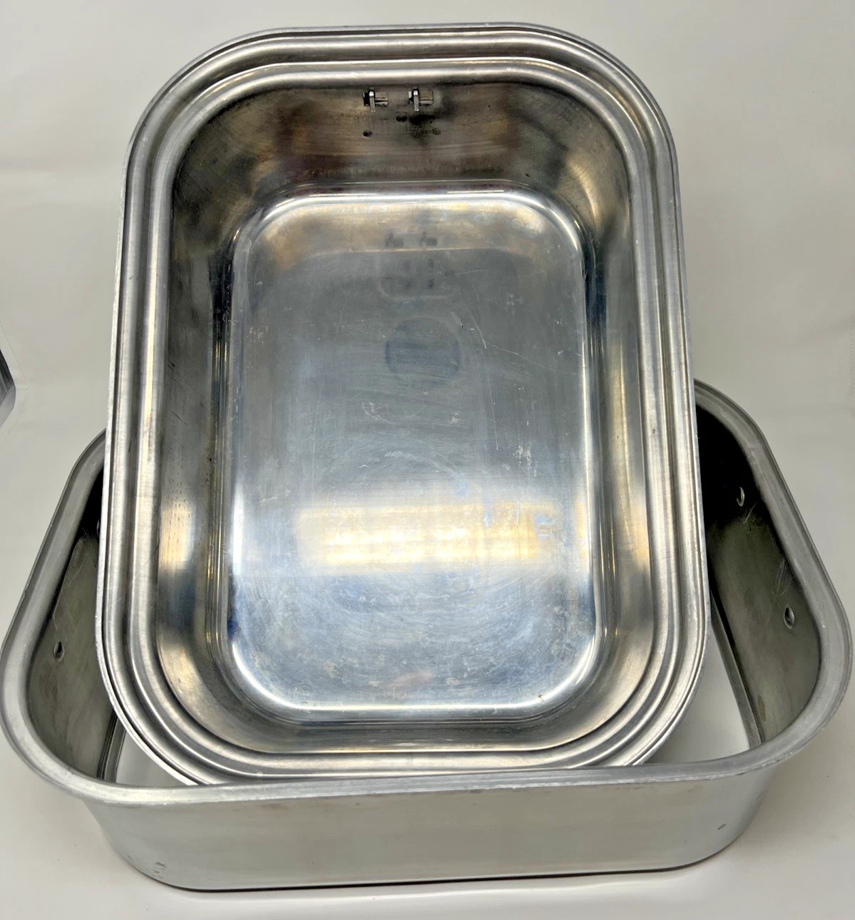 Wear Ever Roaster 15x11x4 ID Aluminum Broil Tray Oven with Rack Wearever