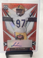 2021 LEAF VALIANT ORANGE XRC AUTO JAYLEN TWYMAN 21/50