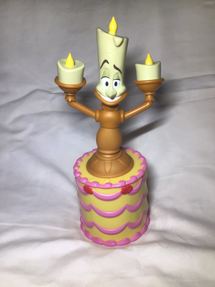 Disney Beauty and the Beast Lumiere Candle Candlestick Singing