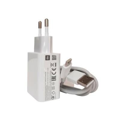 Xiaomi Charger MDY-11-EP 3A Schnelllader mit Kabel USB-A/USB-C, 1m, white, Bulk