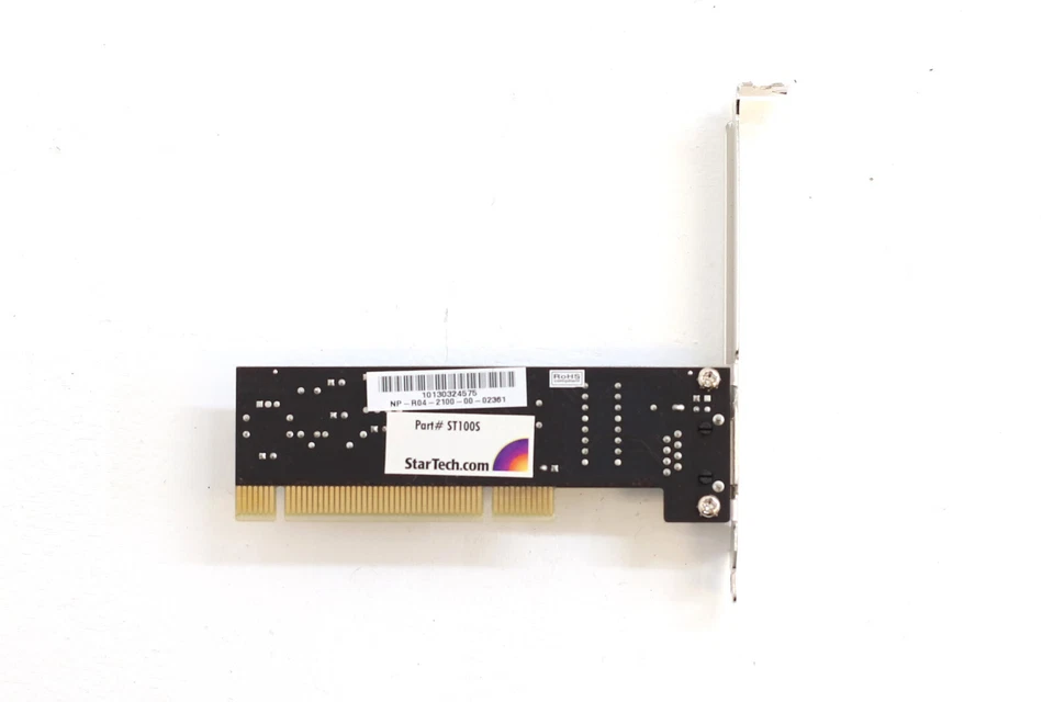 StarTech 10/100 Low Profile PCIe Ethernet Network Card P/N: NP-R04-2100-00-02361 - Image 4 of 4