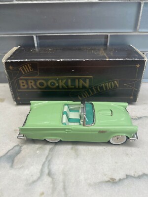 BROOKLIN 1/43EME BRK13a FORD THUNDERBIRD CONVERTIBLE 1957 GREEN