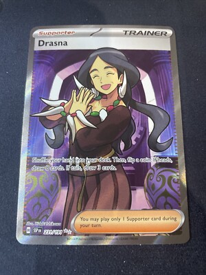 Drasna Pokemon TCG Surging Sparks Holo Full Art Trainer SSP 231/191 | eBay