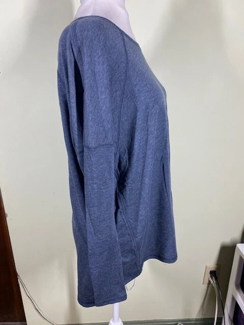 Camiseta deportiva alternativa para mujer talla XS/S azul manga raglán cómoda para atletismo Foto 4 de 4