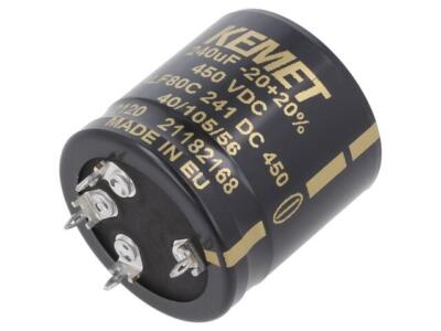 10 Condensatori Elettrolitici SNAP-IN Daewoo 100uF 450V 105°C – CE-FUX 25x30 – Nuovo