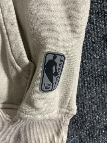 NBA Boys Youth Gray Pullover Hoodie Size Small (7-8) Fleece Front Pocket - Picture 6 of 11