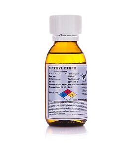 Details About 100ml Diethyl Ether•Ethyl Eter 99.9%+•high Quality Product• Details About 100ml Diethyl Ether•Ethyl Eter 99.9%+•high Quality Product•