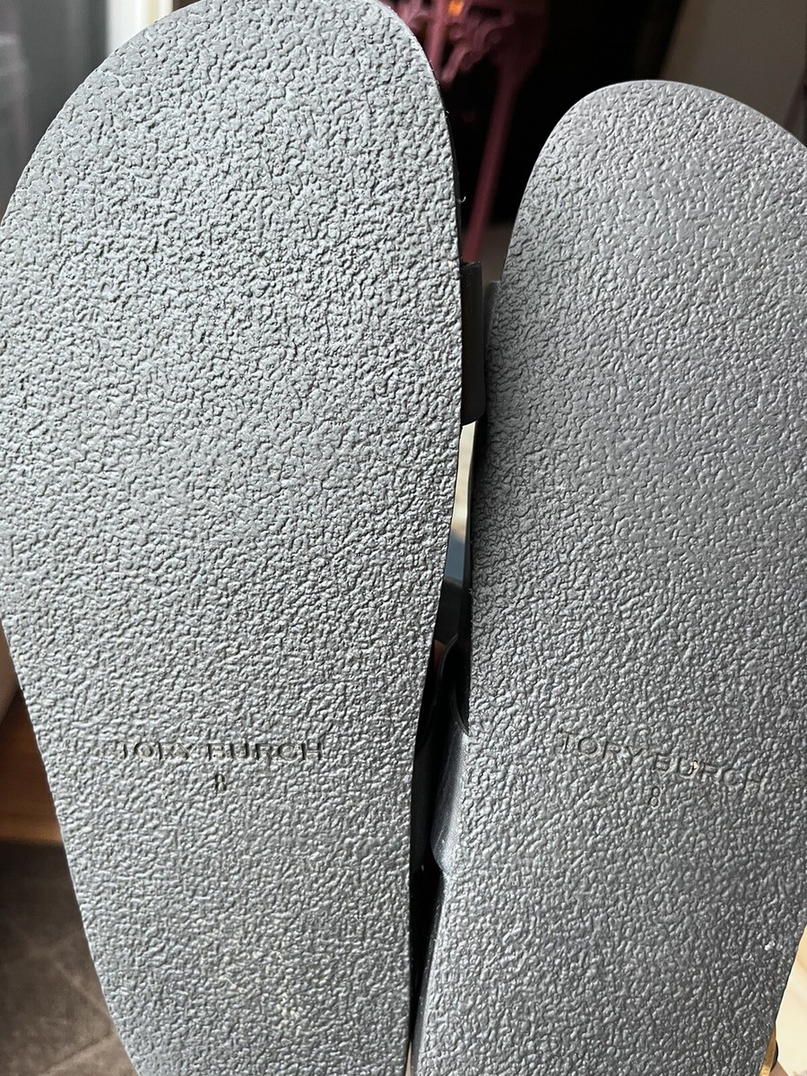 TORY BURCH 88339 BLACK CALF LEATHER SPORT SANDALS Was $279 TORY BURCH 88339 BLACK CALF LEATHER SPORT SANDALS Was $279