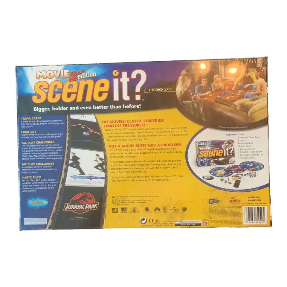 Scene It Movie 2nd Edition The DVD Game New In Box Factory Sealed 2008 - Image 3 of 4