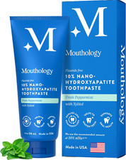 10 Nano Hydroxyapatite Toothpaste Fluoride Free , Natural, Remineralizing, Whi