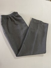 Vintage Solos by Koret Navy Women Grey Pants Pull On Size L