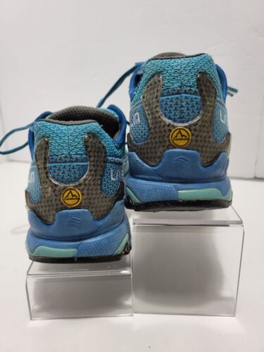 LA SPORTIVA Ultra Raptor Womens US 7 EU 38 Ink/Topaz Blue Trail Running Shoes - Picture 3 of 11