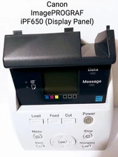 Canon imagePROGRAF iPF650 Display Panel Tested Working 