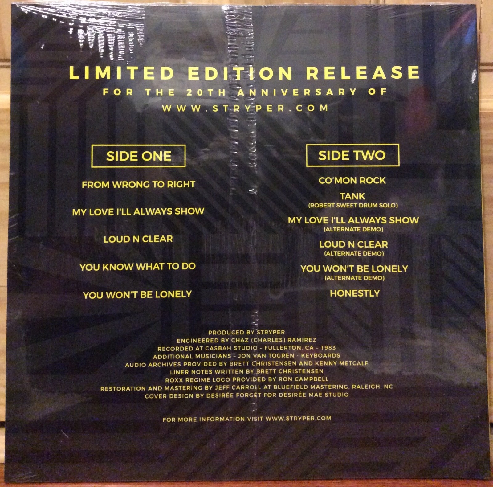 Stryper Roxx Regime Demos Album Lp Tiendamia Com stryper roxx regime demos album lp random colored vinyl brand new sealed