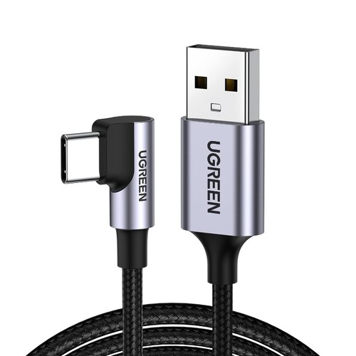 Ugreen Right Angle USB C Fast Charger Cable 18W 3A Charging Data 0.5m 1m 2m 3m - Picture 10 of 11
