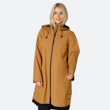 Ilse Jacobsen Hornbæk Rain128 De46 Uk20 Cashew Raincoat Water Resistant *£249.99
