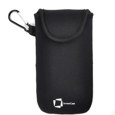 GENUINE INVENTCASE BLACK NEOPRENE POUCH CASE FOR APPLE IPHONE SMARTPHONES
