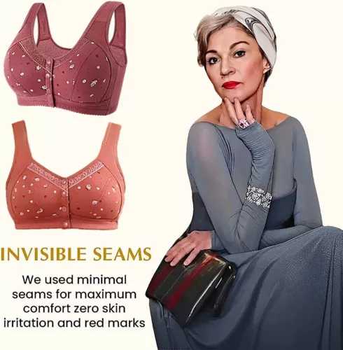 Damen-BHs Lisa Charm Gänseblümchen BHs vorne Druckknöpfe bequem volle Abdeckung BHs - Bild 17 von 38
