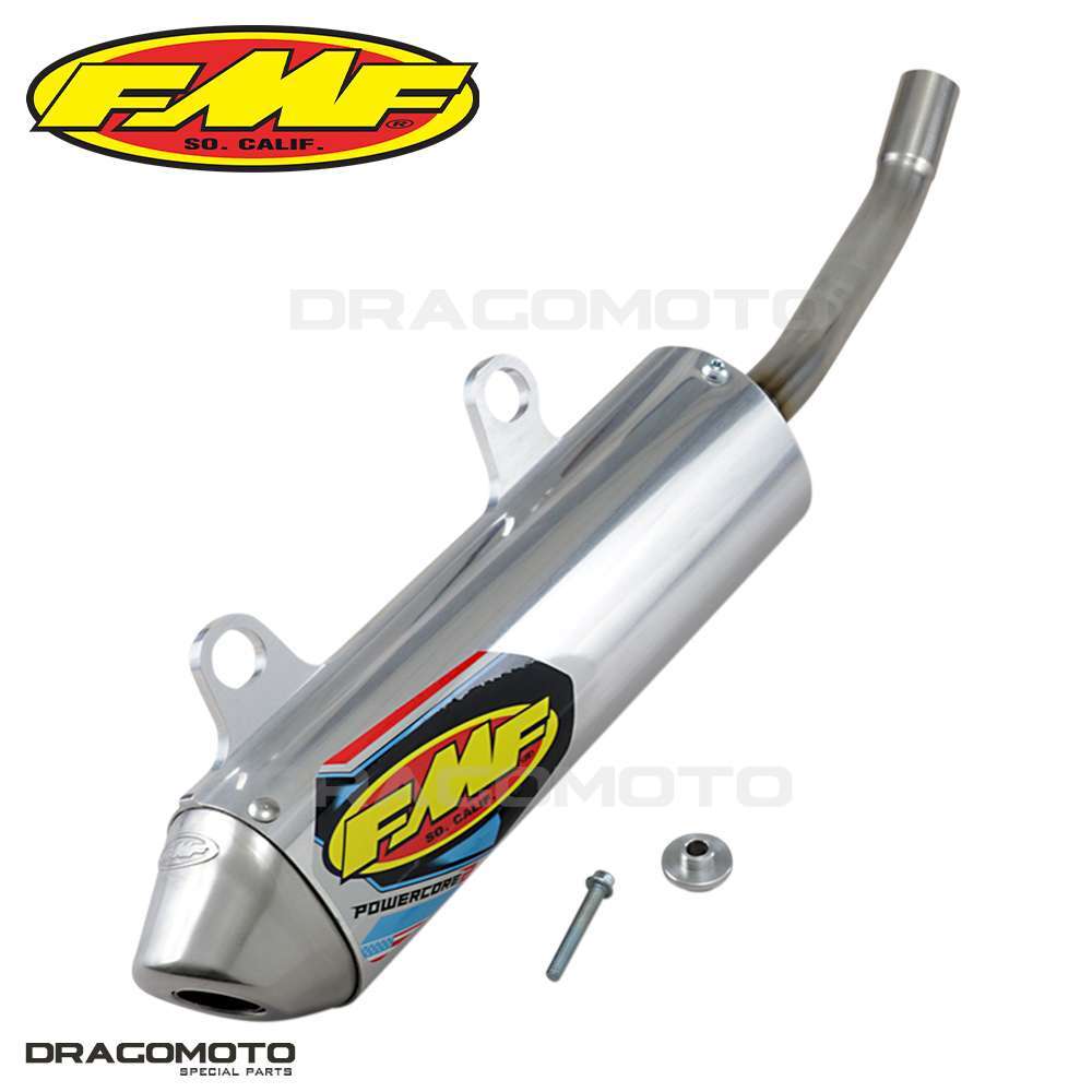 Pot échappement FMF 025258 silencieux Powercore 2 boost de couple pour Husqvarna TC 125